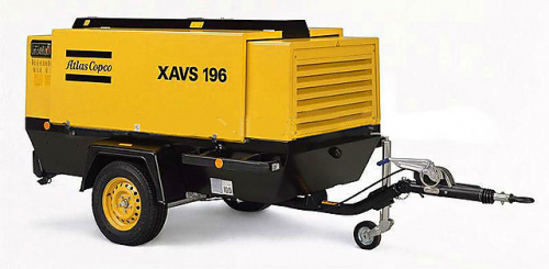 Дизельный компрессор Atlas Copco XAVS 196 Dd характеристики ✔️ описание  118 