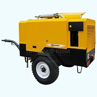 Дизельный компрессор Remeza ДК 10 10 (на шасси с  дышлом) 10000 70 