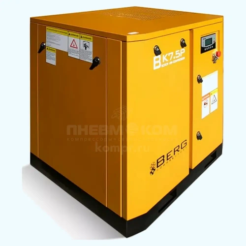 Винтовой компрессор Berg ВК-7.5Р-E 16 (IP54) характеристики ✔️ описание 700 7.5  фото 2