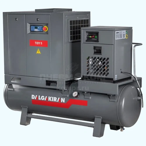 Винтовой компрессор Dalgakiran Tidy5-10 250D Compact характеристики ✔️ описание 460 4 
