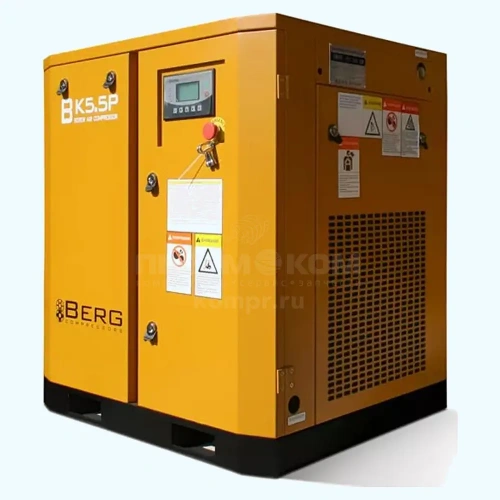 Винтовой компрессор Berg ВК-5.5Р 12 (IP54) характеристики ✔️ описание 550 5.5 
