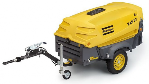 Дизельный компрессор Atlas Copco XAS 57 Dd характеристики ✔️ описание  23,3 