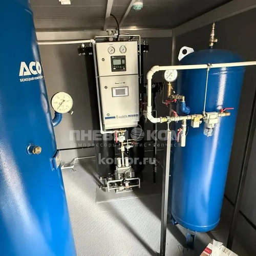 Азотная станция на базе компрессора Berg ВК-7,5/10 и генератора азота «Провита-N400» характеристики ✔️ описание    фото 8