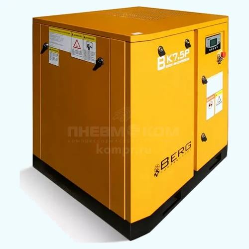 Винтовой компрессор Berg ВК-7.5Р 12 (IP54) характеристики ✔️ описание 800 7.5 
